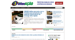 Desktop Screenshot of jornalinteracao.com.br